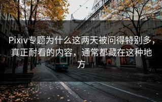 Pixiv专题为什么这两天被问得特别多，真正耐看的内容，通常都藏在这种地方