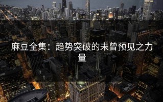 麻豆全集：趋势突破的未曾预见之力量