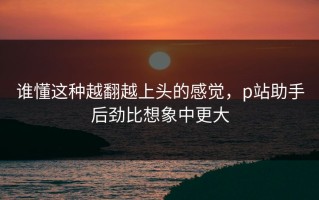 谁懂这种越翻越上头的感觉，p站助手后劲比想象中更大