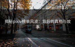 揭秘pixiv榜单风波：背后的真相与故事