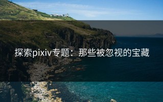探索pixiv专题：那些被忽视的宝藏